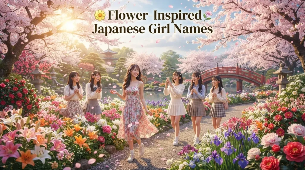 Flower-Inspired Japanese Girl Names