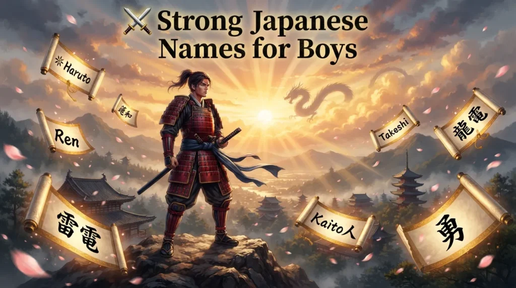 Strong Japanese Names for Boys