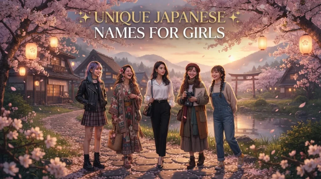 ✨ Unique Japanese Names for Girls