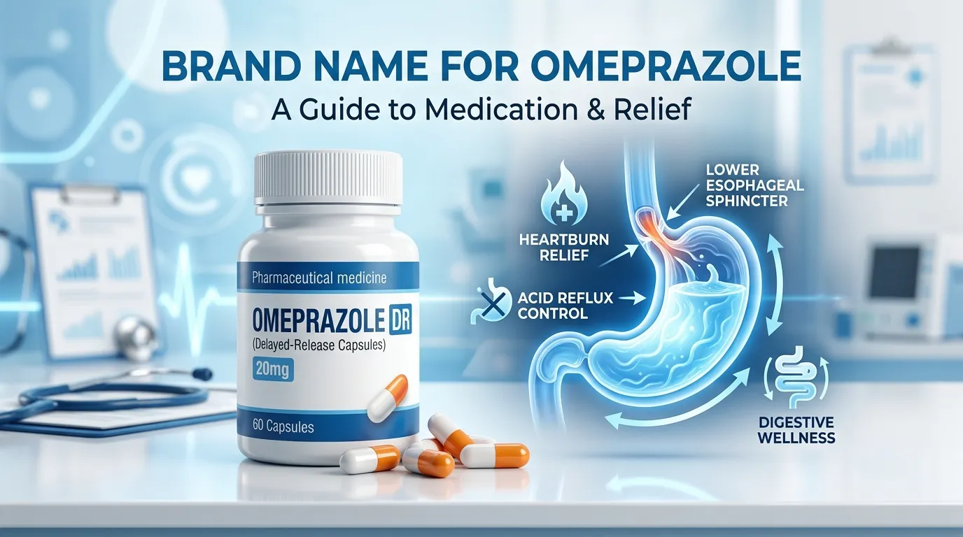 Brand Name for Omeprazole