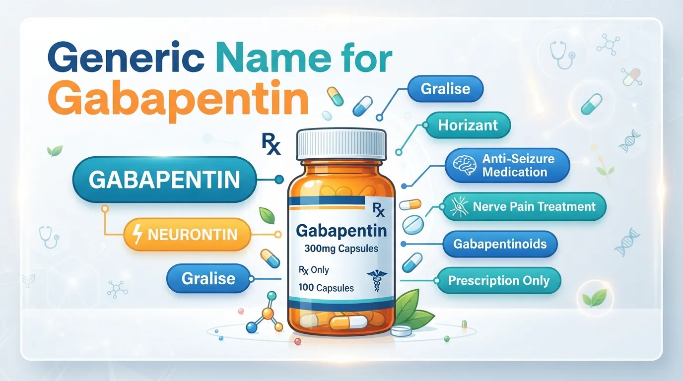 Generic Name for Gabapentin